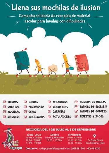 Cartel de la campaña (Foto TA)